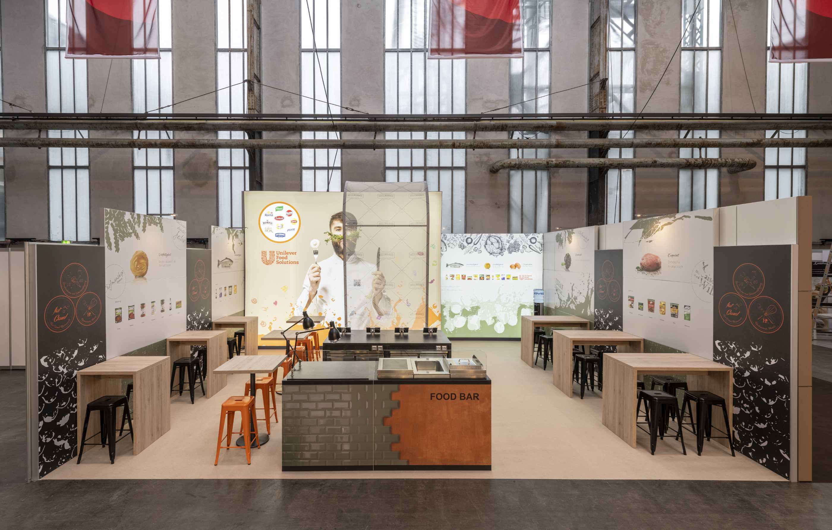 Render of Unilever Food Solutions Exposition